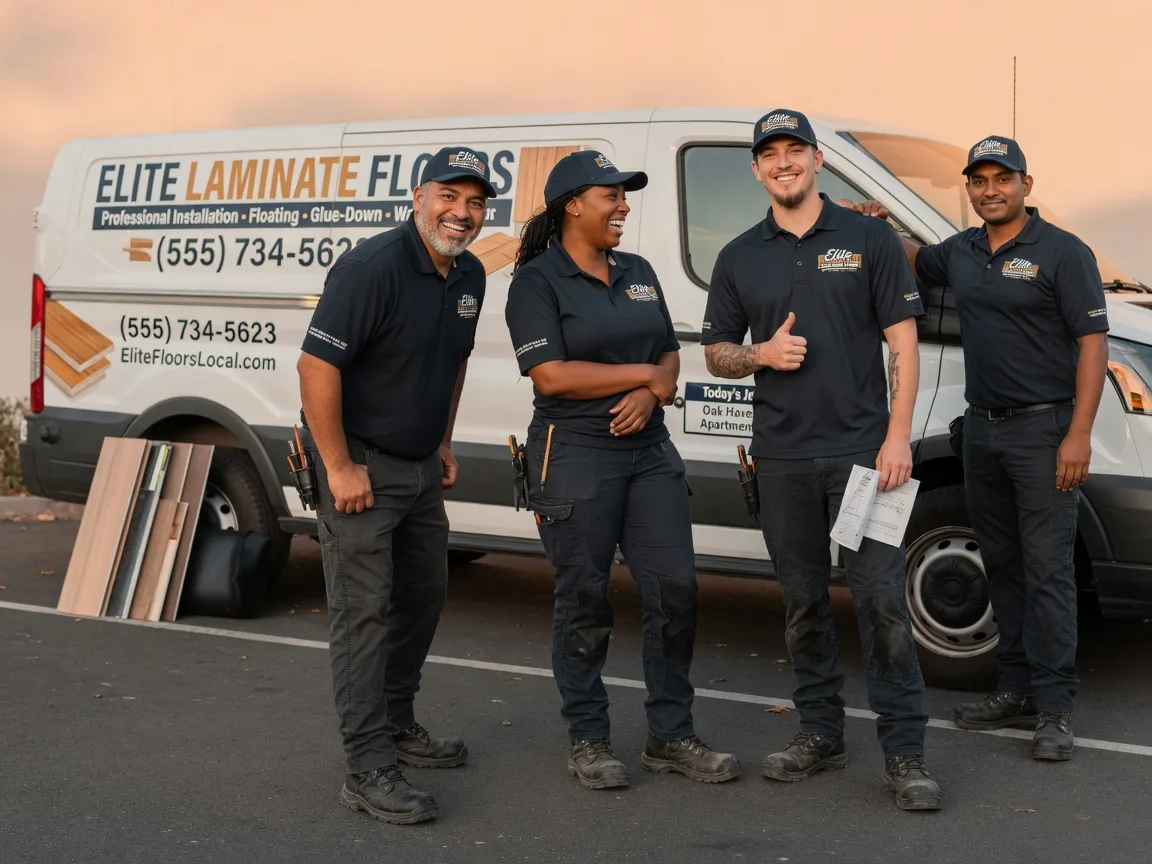 Laminate flooring installation company in Justice, IL